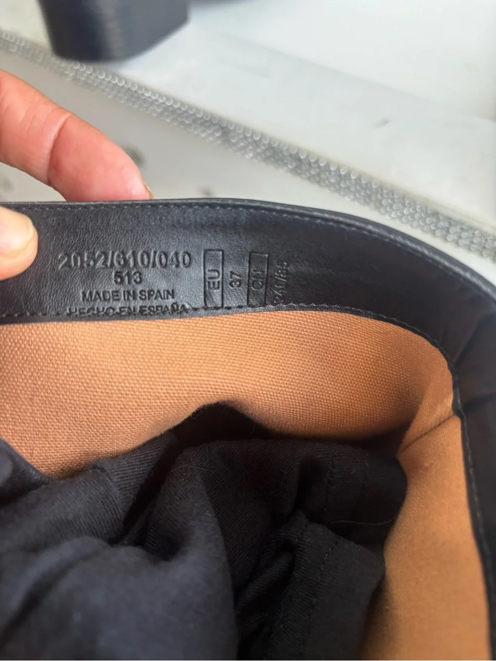 Zara Black Over-the-Knee Leather Boots